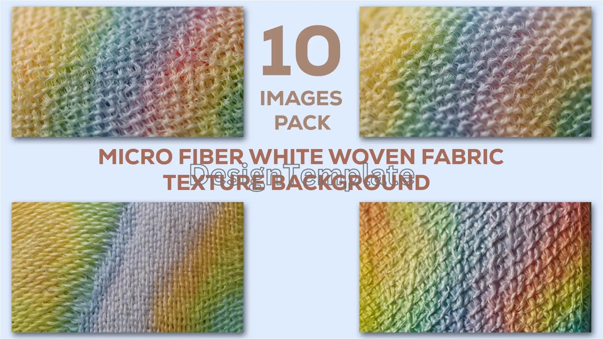 White and Multicolor Woven Microfiber Fabric Backgrounds